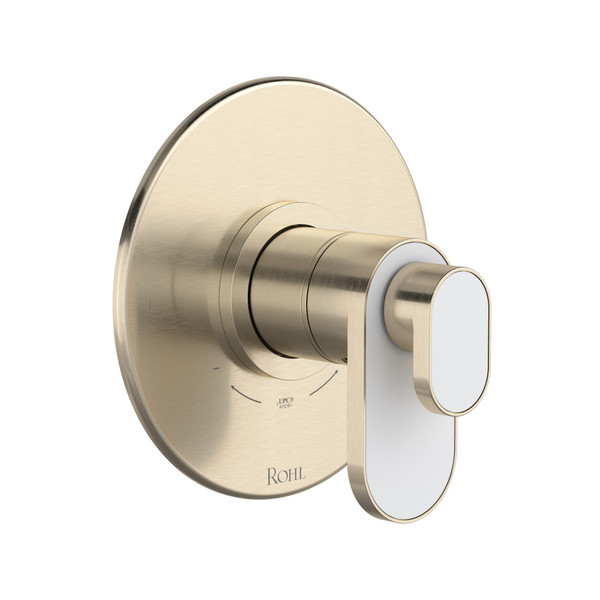 Miscelo 1/2 Inch Thermostatic & Pressure Balance Trim with 2 Functions (No Share) with Lever Handle - Satin Nickel | Model Number: TMI44W1BLSTN - Product Knockout