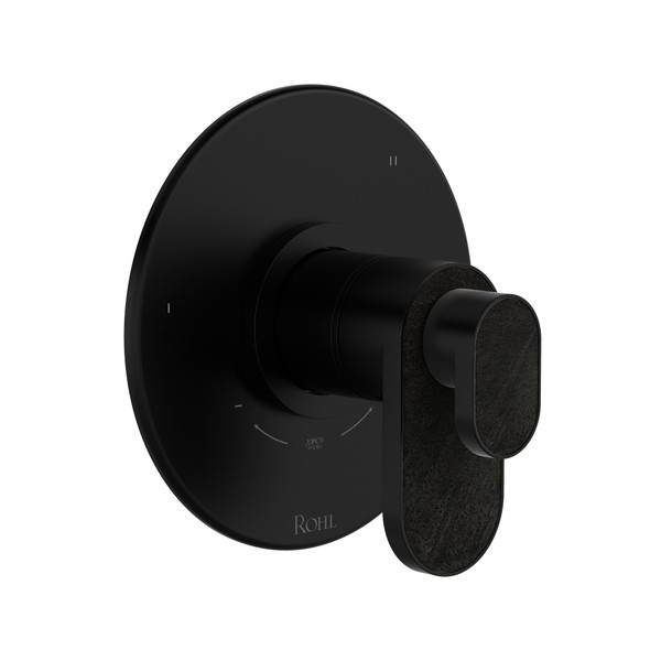 Garniture pour valve à pression équilibrée et thermostatique de 1/2 po à 3 fonctions (non partagées) avec poignée à levier Miscelo - Noir mat  | Numéro de modèle: TMI47W1GQMB - Produit épuisé