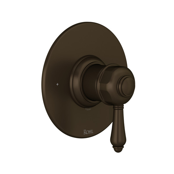 Garniture pour valve pression équilibrée avec poignée à levier 1/2 pouces - Tuscan Brass - Laiton toscan  | Numéro de modèle: TTD51W1LMTCB - Produit épuisé