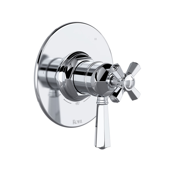 1/2" Therm & Pressure Balance Trim With 3 Functions - Polished Chrome | Model Number: TTN47W1LMAPC