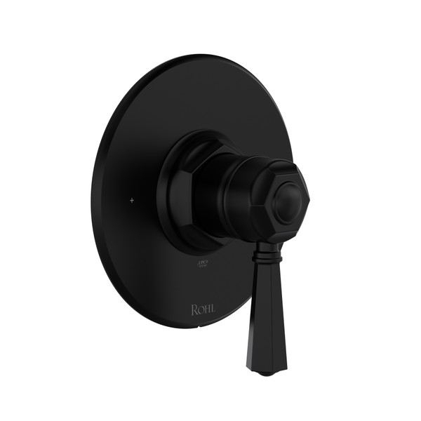 1/2" Pressure Balance Trim - Matte Black | Model Number: TTN51W1LMMB