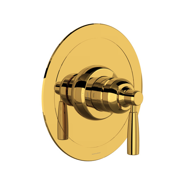 Holborn 1/2 Inch Pressure Balance Trim with Lever Handle - Unlacquered Brass | Model Number: U.THB51W1LS-ULB - Product Knockout