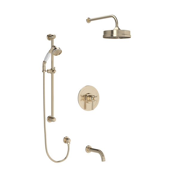 Garniture pour ensemble de douche 1345 - Nickel satiné | Numéro de modèle: U.TKIT1345HBSTN