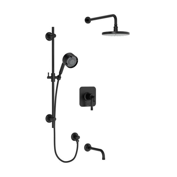 Shower Kit 1345 Trim - Matte Black | Model Number: TKIT1345GLMB