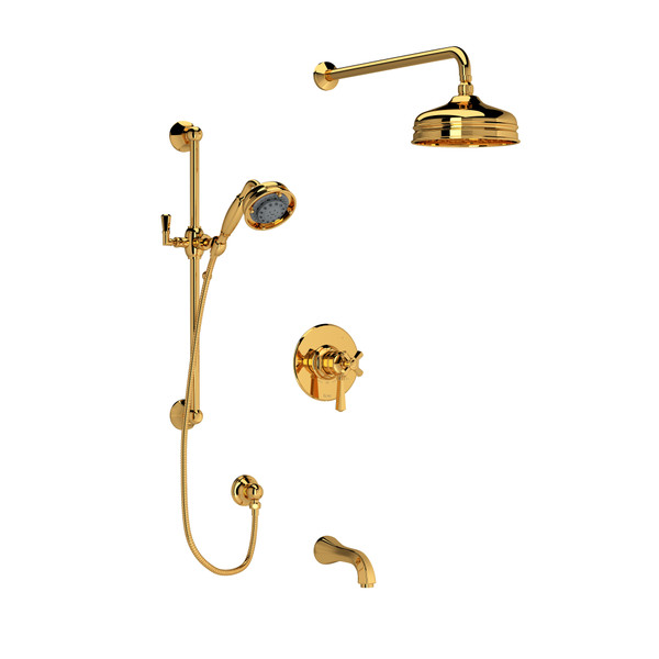 Shower Kit 1345 Trim - Italian Brass | Model Number: TKIT1345PLIB