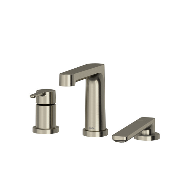 Nibi 3-Piece Deck-Mount Tub Filler With Handshower - Brushed Nickel | Model Number: NB10BN - Product Knockout