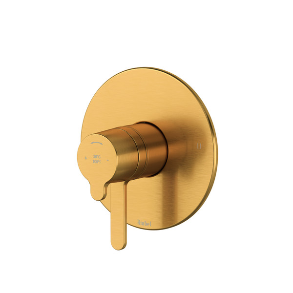 Nibi 2-Way No Share Type T/P (Thermostatic/Pressure Balance) Coaxial Complete Valve - Brushed Gold | Model Number: NB44BG - Product Knockout