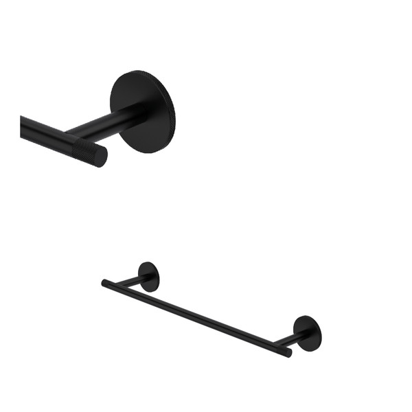 Amahle 18" Towel Bar - Matte Black | Model Number: AM25WTB18MB - Product Knockout