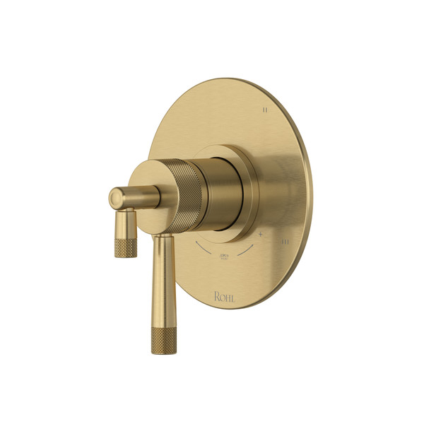 Amahle™ 1/2" Therm & Pressure Balance Trim With 3 Functions - Antique Gold | Model Number: TAM47W1LMAG
