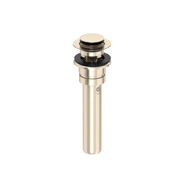 Lavatory Push Drain With Overflow - Satin Nickel | Model Number: U.0127DOFSTN