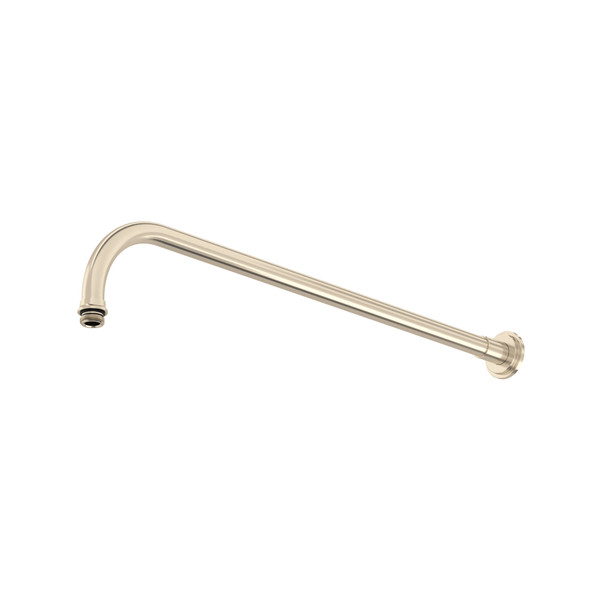 20" Reach Wall Mount Shower Arm - Satin Nickel | Model Number: U.20AR27SASTN - Product Knockout