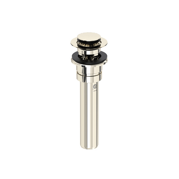 Push Drain With Overflow - Polished Nickel | Model Number: U.0127DOFPN - Product Knockout