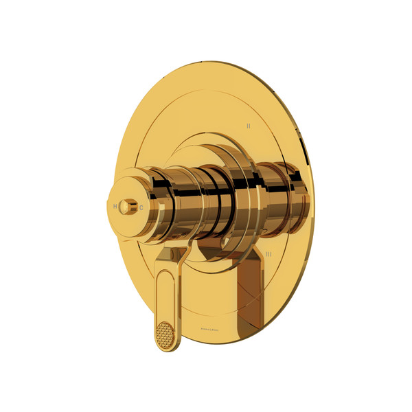 Armstrong 1/2 Inch Thermastatic & Pressure Balance Trim With 5 Functions - Unlacquered Brass | Model Number:  U.TAR45W1DWULB
