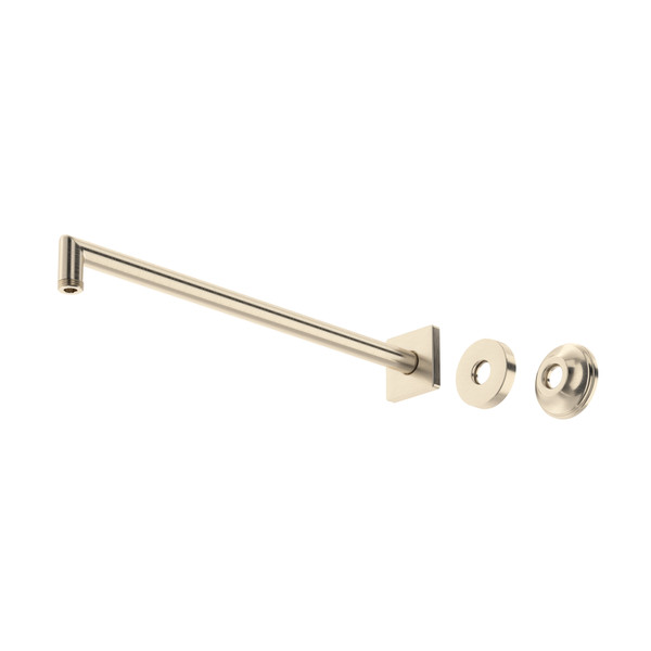 16" Reach Wall Mount Shower Arm - Satin Nickel | Model Number: 1455/16STN - Product Knockout