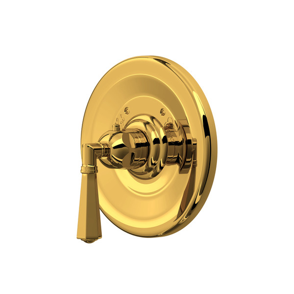 Palladian 3/4" Thermostatic Trim Without Volume Control - Unlacquered Brass | Model Number: A4814LMULB - Product Knockout