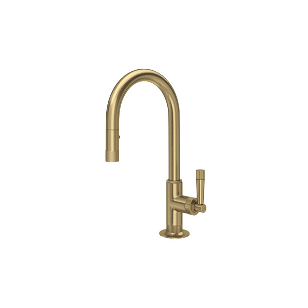 Graceline® Pull-Down Bar/Food Prep Kitchen Faucet With C-Spout - Antique Gold | Model Number: MB7930SLMAG-2
