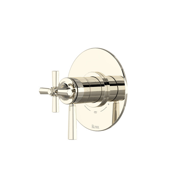 Modelle™ 1/2" Therm & Pressure Balance Trim With 2 Functions - Polished Nickel | Model Number: TMD44W1LMPN
