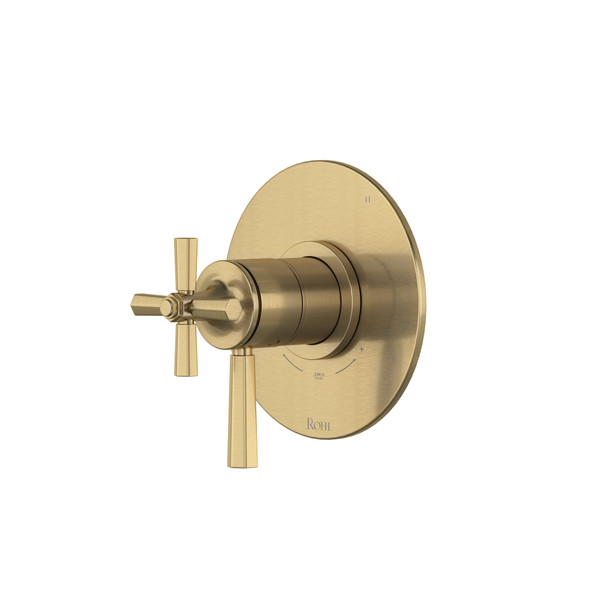 Modelle 1/2" Thermostatic and Pressure Balance Trim With 3 Functions - Antique Gold | Model Number: TMD47W1LMAG - Product Knockout