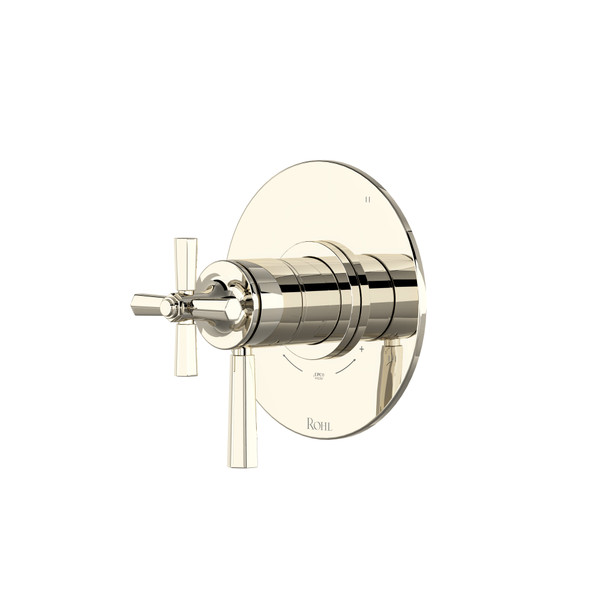 Modelle™ 1/2" Therm & Pressure Balance Trim With 3 Functions - Polished Nickel | Model Number: TMD47W1LMPN