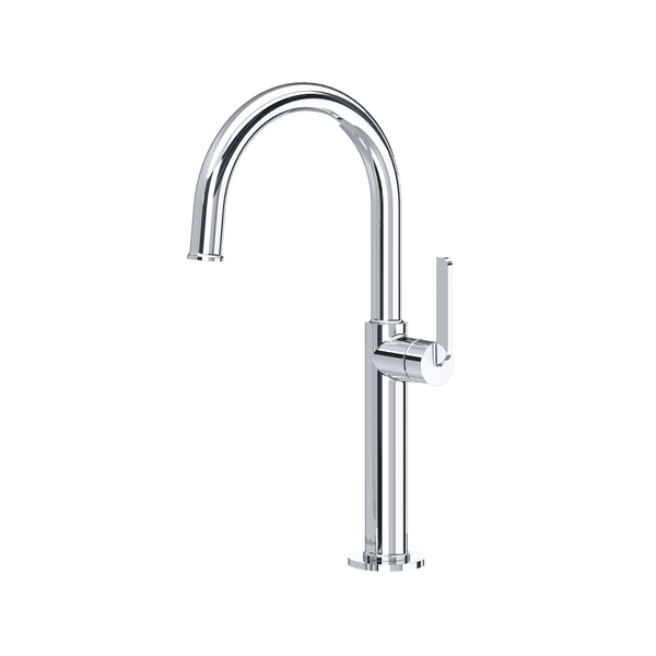 Robinet de lavabo long à poignée simple Authentica - Chrome | AUL01C