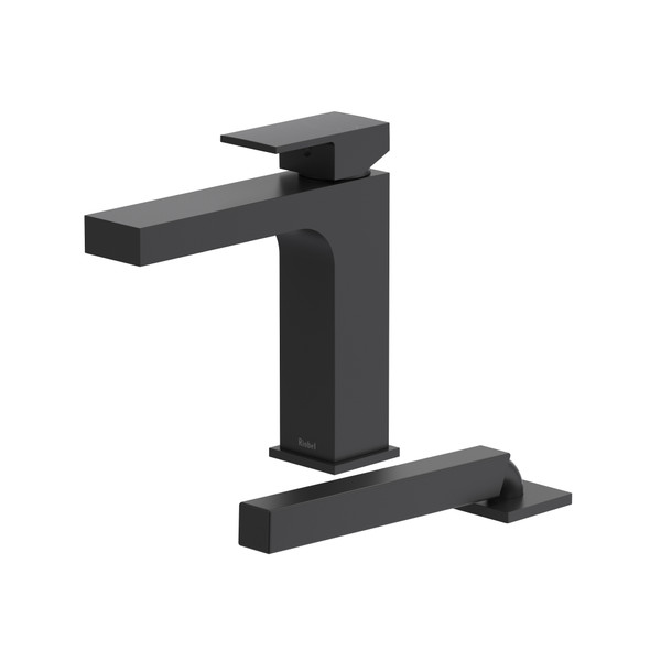 DISCONTINUÉ Garniture de robinet de bain à 2 trous sur comptoir à pression équilibrée Quadrik™ - Noir | Numéro de modèle: QA02NBK