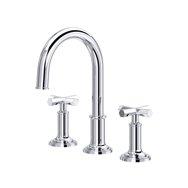 San Giovanni™ Widespread Lavatory Faucet With C-Spout - Polished Chrome | Model Number: SG08D3XMAPC