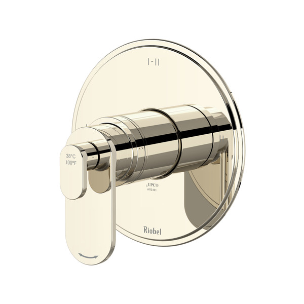 Arca™ 1/2" Therm & Pressure Balance Trim With 3 Functions - Polished Nickel | Model Number: TAA23PN