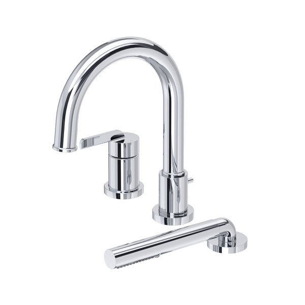 Authentica™ 3-Hole Deck Mount Tub Filler Trim - Chrome | Model Number: TAU10C
