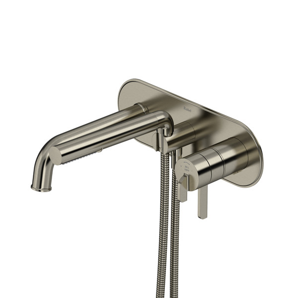 Authentica™ Wall Mount Thermostatic/Pressure Balance Tub Filler Trim - Brushed Nickel | Model Number: TAU21BN