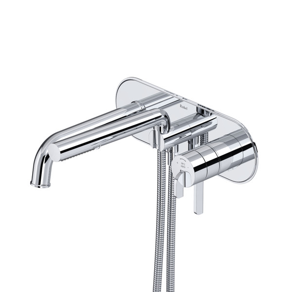 Authentica™ Wall Mount Thermostatic/Pressure Balance Tub Filler Trim - Chrome | Model Number: TAU21C