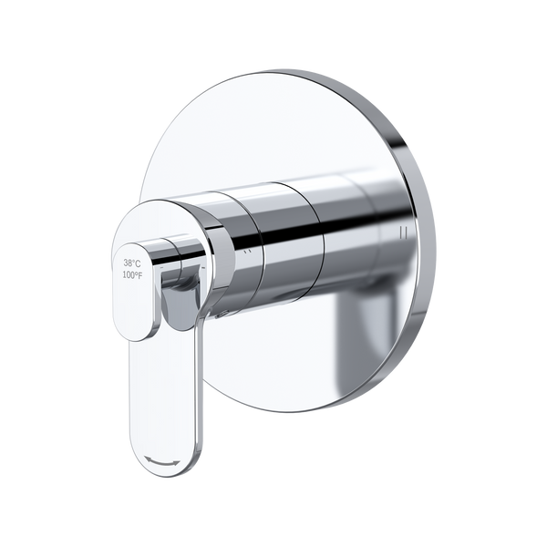 Interval™ 1/2" Therm & Pressure Balance Trim With 2 Functions - Chrome | Model Number: TIN94C