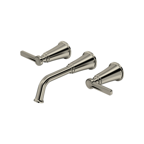 Momenti™ Wall Mount Lavatory Faucet Trim - Brushed Nickel | Model Number: TMMSQ03JBN