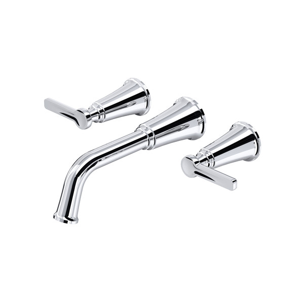 Momenti™ Wall Mount Tub Filler Trim - Chrome | Model Number: TMMSQ05JC