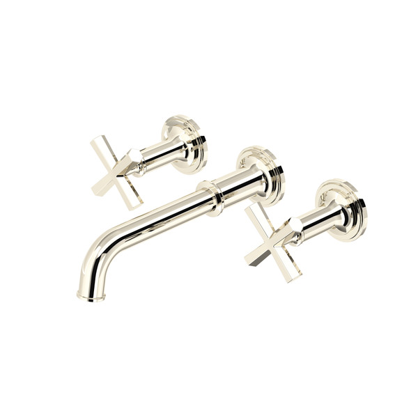 San Giovanni™ Wall Mount Lavatory Faucet Trim - Satin Nickel | Model Number: TSG08W3XMPN