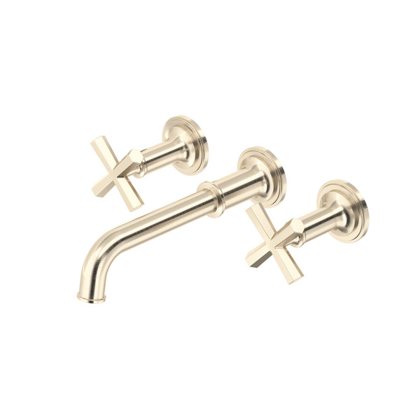 San Giovanni™ Wall Mount Lavatory Faucet Trim - Satin Nickel | Model Number: TSG08W3XMSTN