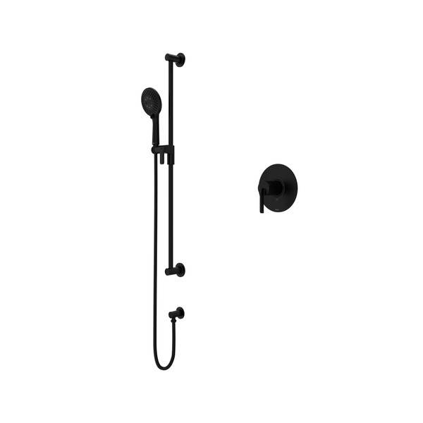Type P (Pressure Balance) Shower - Black | Model Number: AU54BK-EX