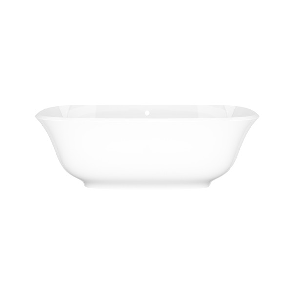 Baignoire autoportante de 70 po x 32 po Amiata - Blanc régulier (lustré) | Numéro de modèle: AMT3-N-SW-OF
