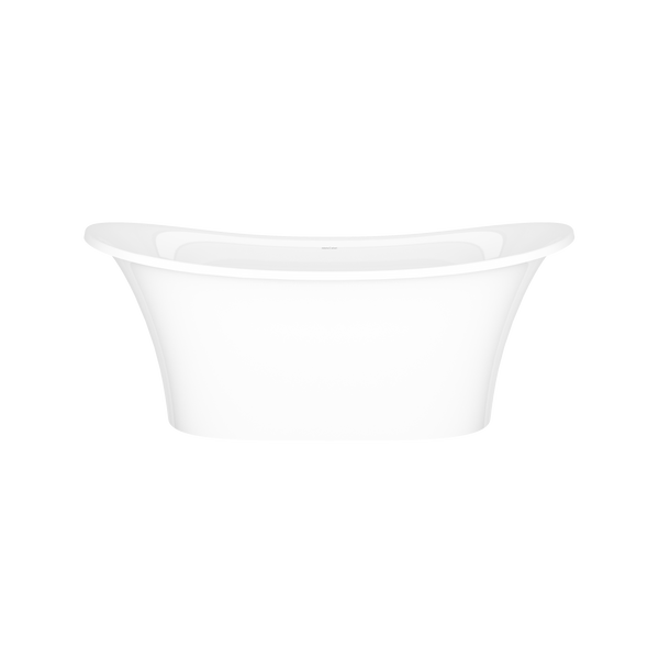 Toulouse 65" x 31" Freestanding Soaking Bathtub - Standard White | TO3-N-SW-NO