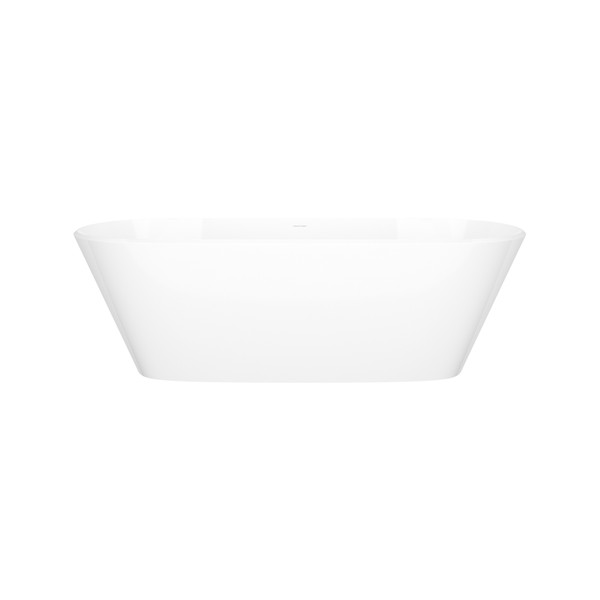Vetralla 70" x 30" Freestanding Soaking Bathtub - Standard White (Gloss) | Model Number: VE3-N-SW-NO