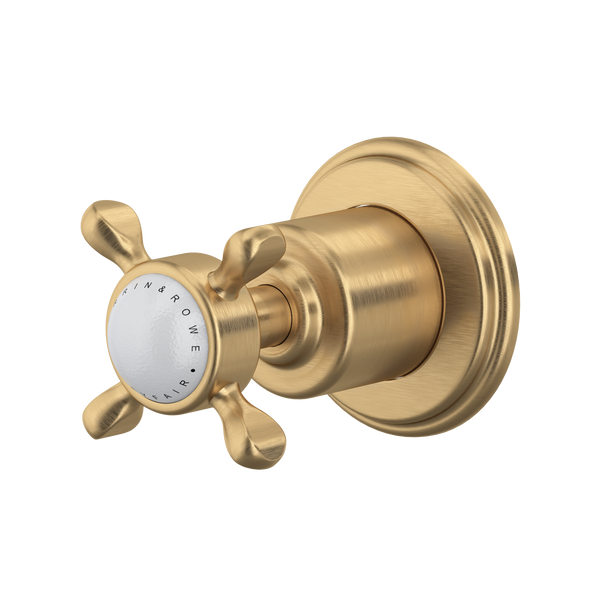 Edwardian™ Trim For Volume Control And Diverter - Satin English Gold | Model Number: U.3241X-SEG/TO