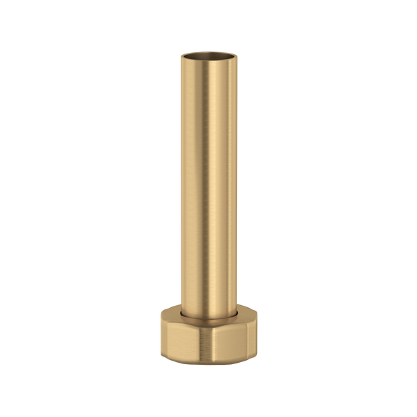 8" Thermostatic Outlet Connector - Satin English Gold | Model Number: U.5394SEG