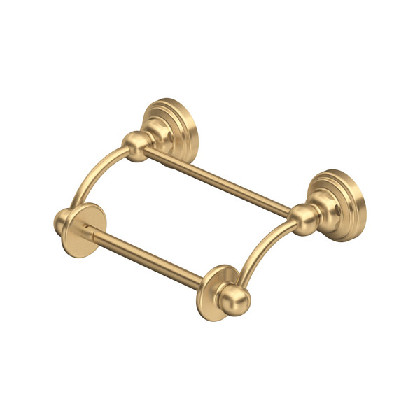 Edwardian™ Toilet Paper Holder With Lift Arm - Satin English Gold | Model Number: U.6960SEG