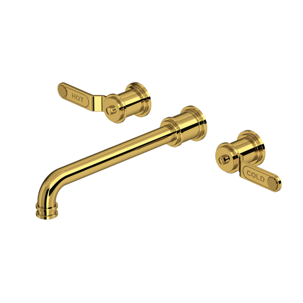 Armstrong™ Wall Mount Tub Filler Trim - Unlacquered Brass | Model Number: U.TAR06W3HTULB