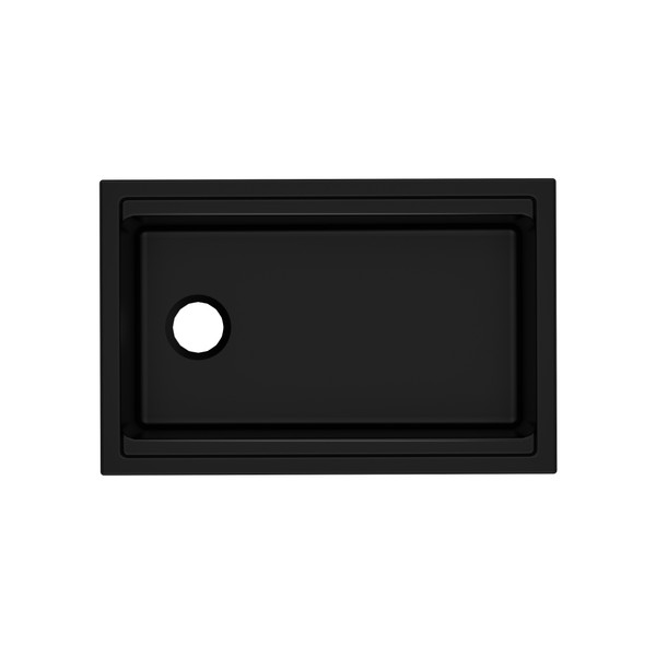 Allia™ 30" Fireclay Undermount Chef/Workstation Sink - Matte Black (63) | Model Number: ALUM3019WS63