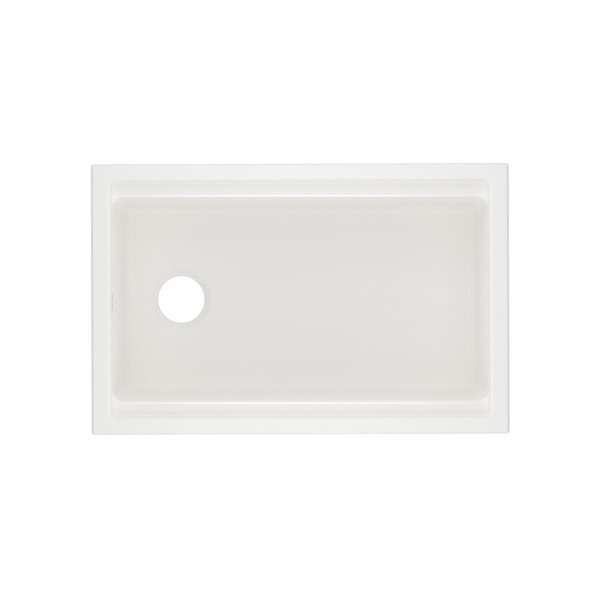 Allia™ 30" Fireclay Undermount Chef/Workstation Sink - Pergame (68) | Model Number: ALUM3019WS68