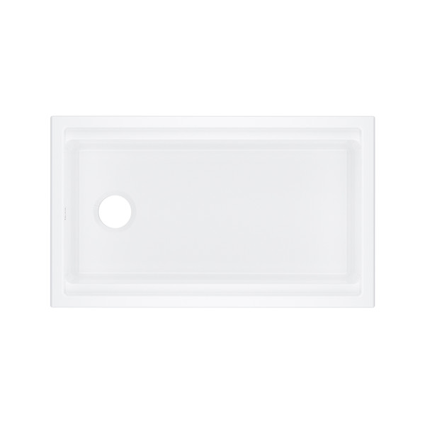 Allia™ 33" Fireclay Undermount Chef/Workstation Sink - White (00) | Model Number: ALUM3319WS00