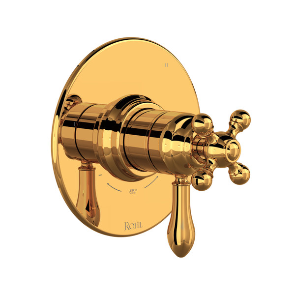 DISCONTINUED Arcana™ 1/2" Therm & Pressure Balance Trim With 5 Functions - Italian Brass | Model Number: TAC45W1LMIB
