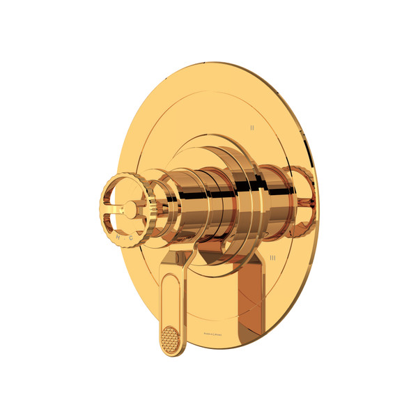 Armstrong™ 1/2" Therm & Pressure Balance Trim With 3 Functions - English Gold | Model Number: U.TAR47W1IWEG