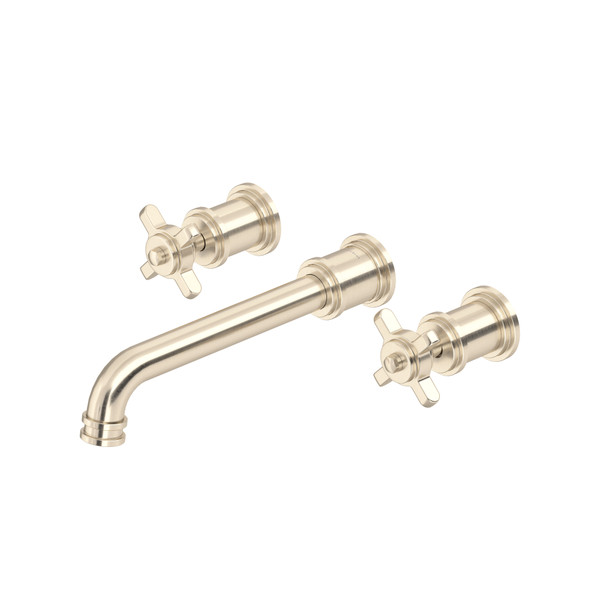 Armstrong™ Wall Mount Lavatory Faucet Trim - Satin Nickel | Model Number: U.TAR08W3XMSTN