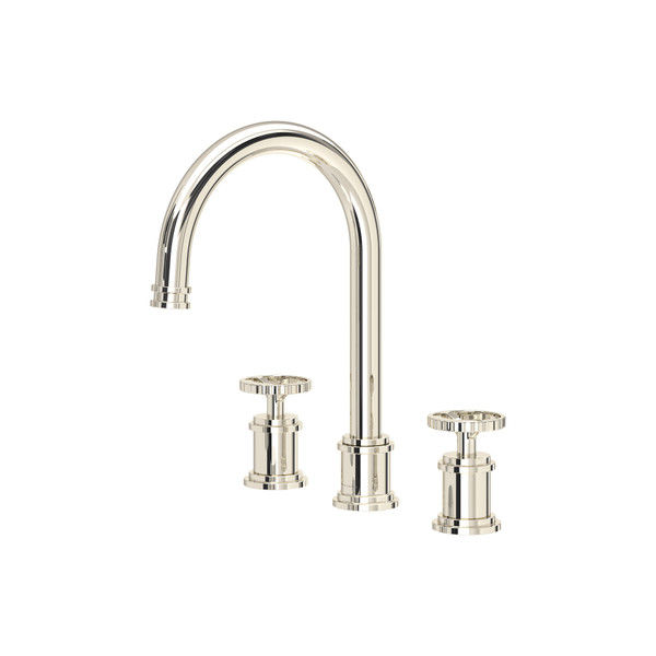 Armstrong™ Widespread Lavatory Faucet With C-Spout - Polished Nickel | Model Number: U.AR08D3IWPN
